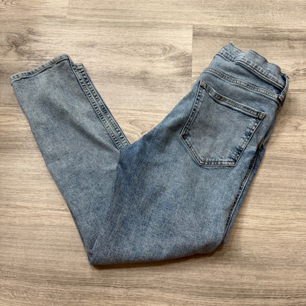 Gap Denim High Rise‎ Vintage Slim Jeans Light Wash Blue Womens 4/27